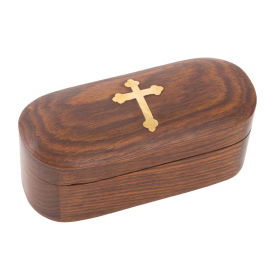 ΛΙΒΑΝΟΘΗΚΗ ΜΕ ΜΠΡΟΥΤΖΙΝΟ ΣΤΑΥΡΟ