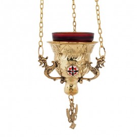 ΚΑΝΤΗΛΙ ΚΡΕΜΑΣΤΟ ΜΠΡΟΥΤΖΙΝΟ ΜΕ ΣΜΑΛΤΑΚΙ