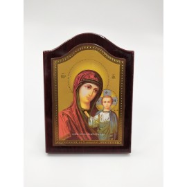 ΠΑΝΑΓΙΑ & ΧΡΙΣΤΟΣ - ΕΙΚΟΝΑΚΙ ΞΥΛΙΝΟ