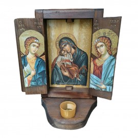 ΕΙΚΟΝΟΣΤΑΣΙ ΠΑΝΑΓΙΑ & ΑΡΧΑΓΓΕΛΟΙ ΜΙΧΑΗΛ-ΓΑΒΡΙΗΛ