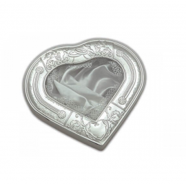 Στεφανοθήκη Σχήμα Καρδιάς 606K-LARGE-WHITE