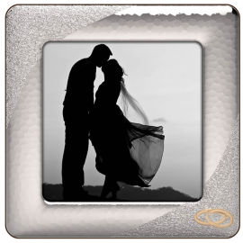 Πολύγωνη Στεφανοθήκη με σχέδιο βέρες 608T-WHITE